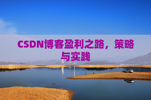 CSDN博客盈利之路，策略与实践